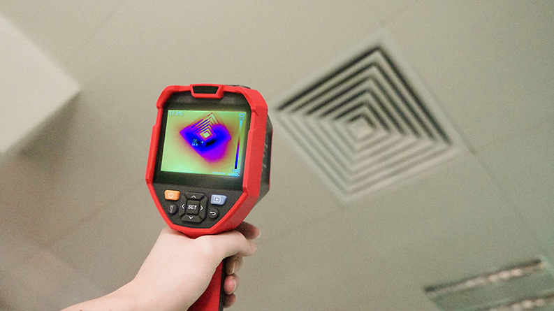Ứng dụng đo HVAC camera nhiệt UNI-T UT720E